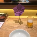 蔵出し和酒と江戸前天ぷら 甲州街道 賽 - 予約席（名前は消しています）