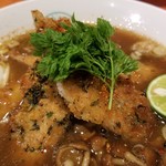 麺屋 六感堂 - 秋刀魚づくしなめこ蕎麦