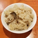 麺屋 六感堂 - キノコご飯