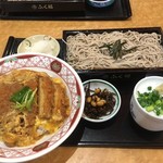 ふく福 - カツ丼・ミニざるセット