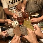 かえるの九八郎 - マイレビさん達と乾杯