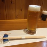 旬彩美酒 ちどり - とり生ビール