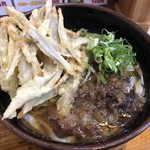 うどんの釜屋 - 肉ごぼう天うどん