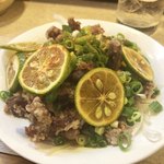 ゆたか - 砂ずりの唐揚げ 油淋鶏風