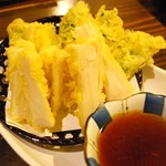 アダン新芽天ぷら