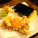 すし太郎 - 脱皮ガザミの唐揚げ