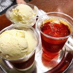 アンティコカフェアルアビス - レモングラニータ アイス添え
            アイスティ