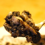 魚礁 - イカスミリゾット