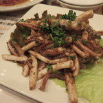 おいしいカレー工房 ひつじや - 正式名失念　九州直送漁師のイカゲソ焼き