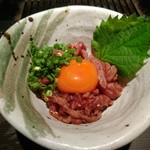 焼肉いちごいちえ - 炙りユッケ\980