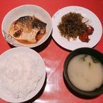 Tokiwa Shiyokudou - さばみそ定食（610円）【平成30年09月22日撮影】