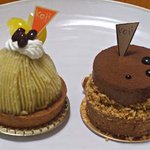 コージ  - 和栗モンブラン、チョコケーキ