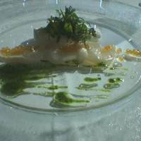 Fish Bank TOKYO - 根セロリのムース、ホタテのライム風味、ますこのドレッシング