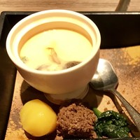 極上松阪牛 牛追道中 - 小茶碗蒸し+しぐれ煮