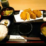 Isshin - ランチの白身フライ定食  １０００円(税別)