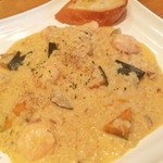 fino - 料理写真:小海老とかぼちゃときのこのクリームリゾット