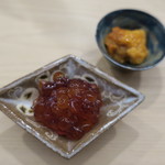 日本橋蛎殻町 すぎた - 筋子の味噌漬けと塩雲丹