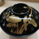 日本橋蛎殻町 すぎた - 浅利のお椀1