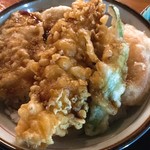 芦屋 炭や庵 - 天丼アップ