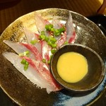さつき荘 - お造り・ボラは酢味噌で～