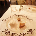 ビオディナミコ - デザートプレート！！これはっ！！！(笑)