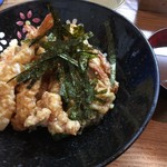 谷町 一味禅 - 海老鶏天丼（¥900）