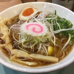 布施 細見商店 - 限定 焼きあご醤油ラーメン（大盛）（￥900）