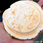 上舘せんべい店 - てんぽせんべい1枚50円