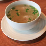 キンカオコン - ランチのスープ　エビワンタン入りスープ