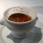 シェ ローズ - 冷たい桃のスープ