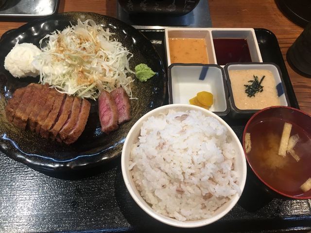 難波de牛かつ W ヤキヤキ By Hawks 1 牛かつ冨田 難波 南海 天ぷら 揚げ物 その他 食べログ