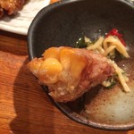 串もん利げん - 芯ごと揚がってます。甘くて香ばしいです。