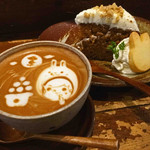 うさぎとぼく - つぬっこ＆ちびつぬだよ！久しぶりの更新は
      ボキらのお気に入りのカフェ『うさぎとぼく』さんに。
      注文したのは、カフェラテとキャロットケーキです。
      ラテアートはお月見verだったよ。