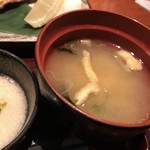 産直青魚専門 渋谷 御厨 - みそ汁