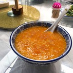 陽澄湖蓮花島江南蟹閣 - かぼちゃのお粥