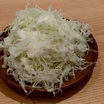 味噌だれとんかつ 卯辰 - 【2018.9.26(水)】キャベツ