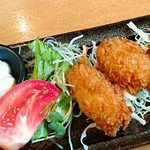 丸屋 - 大粒牡蠣フライ