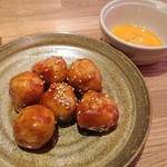 Tsukimi chicken dumplings (with cartilage)