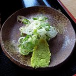 そば哲 - そば哲 「そばの薬味」