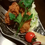 旅篭 - 大粒牡蠣フライ700円