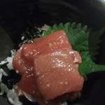 旅篭 - 本まぐろ漬け御飯900円