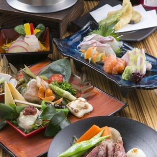 季節食材を活かした【炭焼き】◆旨味・香り・食感を五感で堪能
