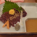 えびすや - レバ刺し