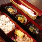 カフェ・ショップ・ギャラリー空 - 生姜焼き御膳