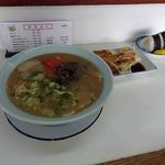 とらやラーメン - ラーメンセット710円