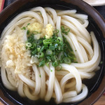 駅前うどん - かけうどん中サイズ