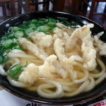 立花うどん - ごぼう天うどん