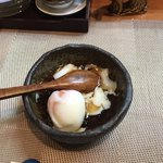 Kiyoudaizushi - 初めに出てきた温泉卵？