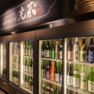 常時100種以上の日本酒をご用意！