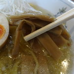 トーフラーメン 幸楊 - 【塩ラーメン】メンマは一仕事入ってますね...